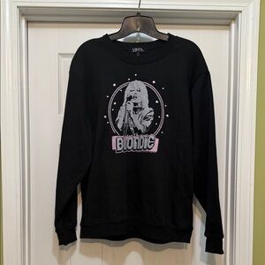Vinyl Ocons - Blondie Graphic - Black Crewneck Sweatshirt - size M